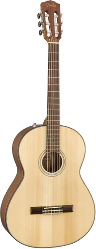 Fender Classic Design CN60S Nylon Strung Classical Guitar in Natural with Walnut Fingerboard - Image 3