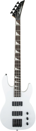 Jackson JS2 Concert Bass Guitar in Snow White with Amaranth Fretboard - Image 3