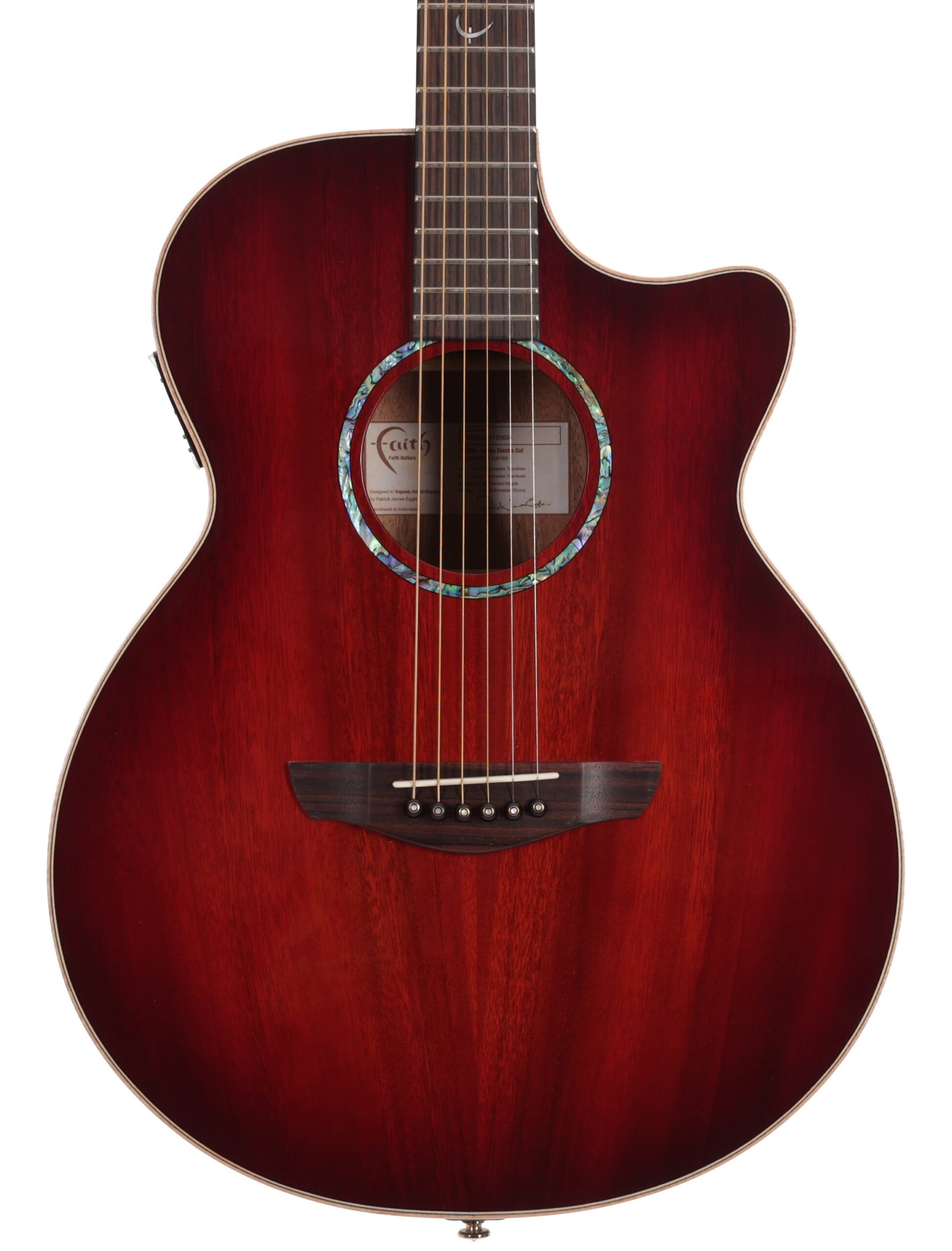Faith Trembesi Series Venus Blood Moon Electro Acoustic Guitar (33328) - Image 1