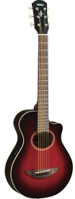 Yamaha APX T2 Travel Size Electro Acoustic Guitar in Dark Red Burst - Image 2