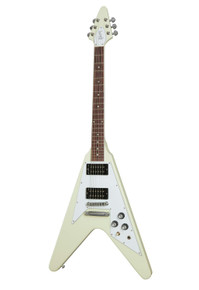 Gibson '70s Flying V Electric Guitar in Classic White - Image 2