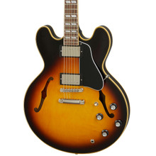 Gibson ES-345 Semi Hollow Electric Guitar in Vintage Burst (25547) - Image 3