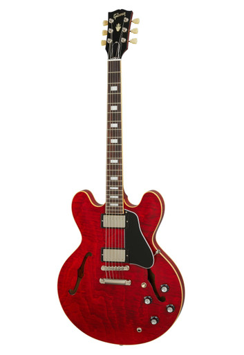 Gibson ES-335 Figured Semi Hollow Electric Guitar in Sixties Cherry - Image 3