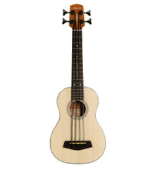 Alvarez Artist AU60EBASS Electro Acoustic Bass Ukulele in Gloss Natural - Image 2