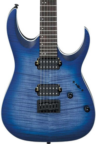 Ibanez RGA42FM-BLF Electric Guitar In Blue Lagoon Burst Flat - Image 2