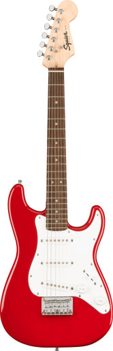 Squier Mini Strat Electric Guitar in Dakota Red. - Image 3