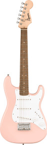 Squier Mini Strat Electric Guitar in Shell Pink - Image 2
