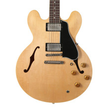 Gibson Custom Shop 1959 ES-335 Reissue VOS Semi Hollow Electric Guitar in Vintage Natural (25035) - Image 3