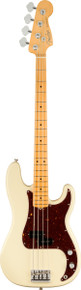 Fender American Professional II Precision Bass Guitar in Olympic White with Maple Fingerboard - Image 2