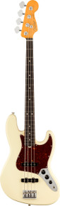 Fender American Professional II Jazz Bass Guitar In Olympic White with Rosewood Fingerboard - Image 2