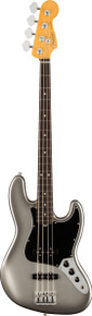 Fender American Professional II Jazz Bass Guitar In Mercury with Rosewood Fingerboard - Image 2