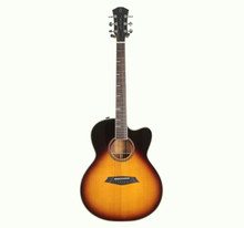 Sire Larry Carlton A4 Grand Auditorium Electro Acoustic in Vintage Sunburst - Image 2