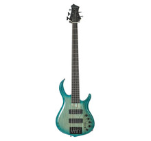Sire Version 2 Marcus Miller M5 Swamp Ash 5-String Bass Guitar In Transparent Blue - Image 2