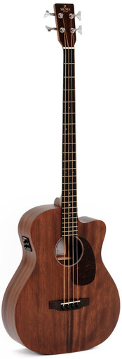 Sigma BMC-15E Mahogany Jumbo Acoustic Bass Guitar - Image 3