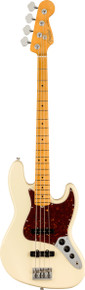 Fender American Professional II Jazz Bass Guitar In Olympic White with Maple Fingerboard - Image 2