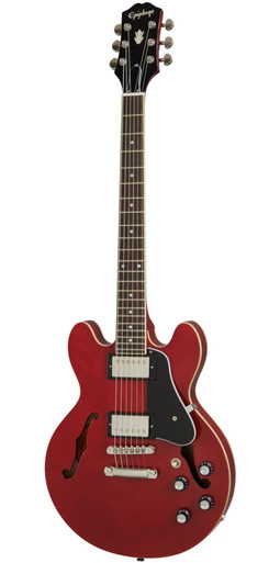 Epiphone Inspired By Gibson ES-339 Semi Hollow Electric Guitar in Cherry - Image 3