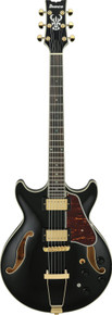 Ibanez AMH90-BK Artcore Expressionist Hollowbody Electric Guitar in Black - Image 2