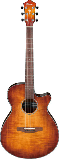 Ibanez AEG70-PIH Electro Acoustic Guitar in Vintage Violin - Image 3