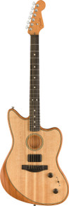 Fender American Acoustasonic Jazzmaster Acoustic/Electric Guitar in Natural - Image 2