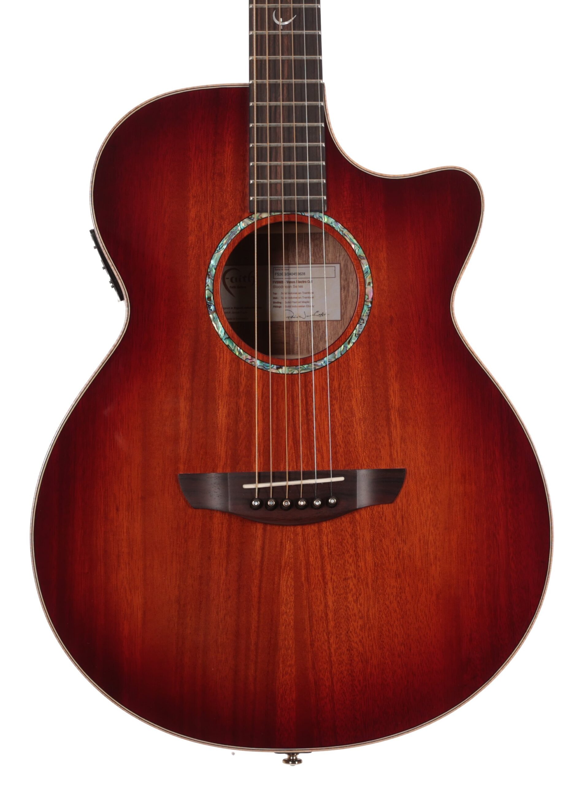 Faith Trembesi Series Venus Blood Moon Electro Acoustic Guitar (37173) - Image 1