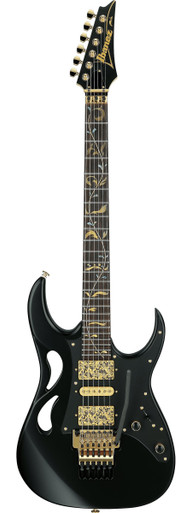 Ibanez Steve Vai Signature PIA Electric Guitar in Onyx Black - Image 3