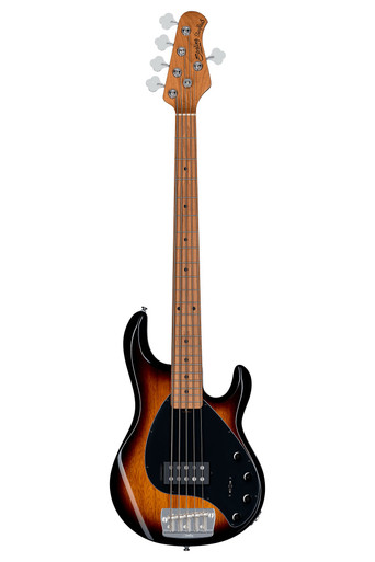 Sterling By Music Man Stingray Ray35 Bass Guitar in Vintage Sunburst - Image 3