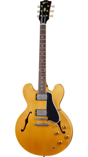 Gibson Custom Shop Murphy Lab 1959 ES-335 Reissue Ultra Light Aged Semi-Hollow Electric Guitar in Vintage Natural - Image 3