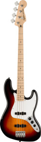 Squier Affinity Jazz Bass Guitar in 3-Colour Sunburst with Maple Fingerboard - Image 2