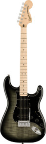 Squier Affinity Stratocaster FMT HSS Electric Guitar in Black Burst - Image 2