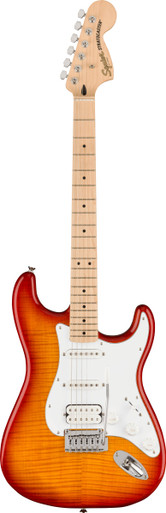 Squier Affinity Stratocaster FMT HSS Electric Guitar in Sienna Sunburst - Image 3