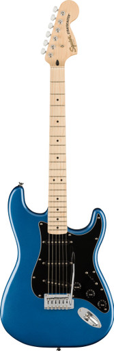 Squier Affinity Stratocaster Electric Guitar in Lake Placid Blue - Image 3