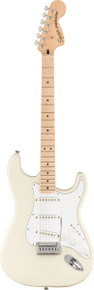 Squier Affinity Stratocaster Electric Guitar in Olympic White - Image 2