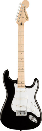 Squier Affinity Stratocaster Electric Guitar in Black - Image 3
