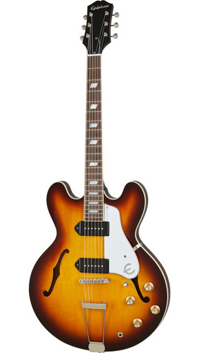 Epiphone USA Collection Casino Hollow Electric Guitar in Vintage Sunburst - Image 3