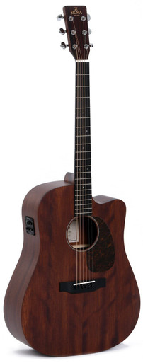 Sigma DMC-15E Mahogany Dreadnought Electro Acoustic - Image 3
