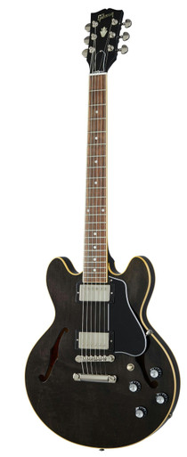 Gibson ES-339 Semi Hollow Electric Guitar in Trans Ebony - Image 3