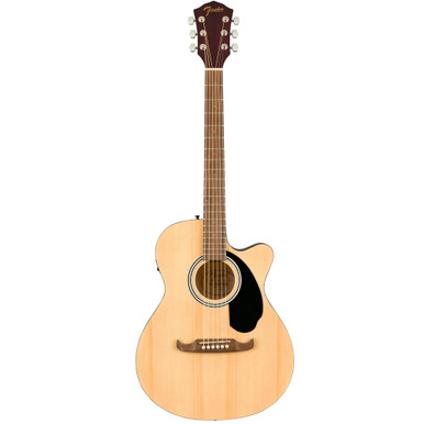 Fender FA-135CE Concert Electro Acoustic Guitar in Natural - Image 3