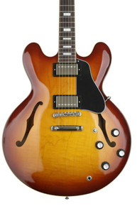 Gibson ES-335 Figured Semi-Hollow Electric Guitar in Iced Tea (19791) - Image 3