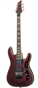 Schecter Omen Extreme 6 FR Electric Guitar in Black Cherry - Image 2