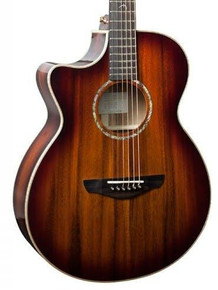 Faith Left Handed Trembesi Series Venus Blood Moon Electro Acoustic Guitar in Natural (44198) - Image 3