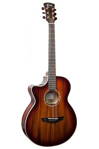 Faith Left Handed Trembesi Series Venus Blood Moon Electro Acoustic Guitar in Natural - Image 3