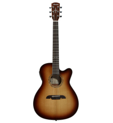 Alvarez Artist AF60CE Folk OM Electro Acoustic in Shadowburst - Image 3