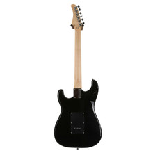EastCoast ST2 HSS Electric Guitar in Black Metallic Rosewood Fretboard - Image 2