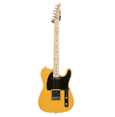 EastCoast T1 Electric Guitar Starter Pack in Butterscotch with 35W Amp & Accessories - Image 3