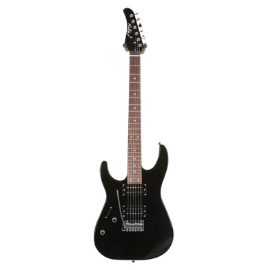 EastCoast HM1 Left Handed Electric Guitar in Black - Image 3