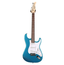 EastCoast ST1 Electric Guitar Starter Pack in Lake Placid Blue with 35W Amp & Accessories - Image 2