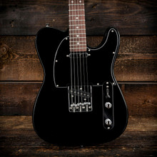EastCoast T1 Electric Guitar in Black with Rosewood Fretboard - Image 2