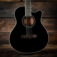 EastCoast G1CE Grand Auditorium Electro Acoustic in Gloss Black - Image 2