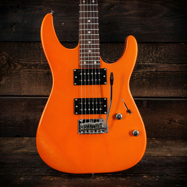 EastCoast HM1 Electric Guitar in Metallic Orange - Image 3