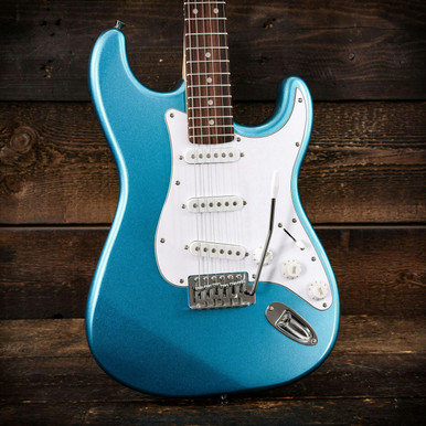 EastCoast ST1 Electric Guitar in Lake Placid Blue with Rosewood Fretboard - Image 3